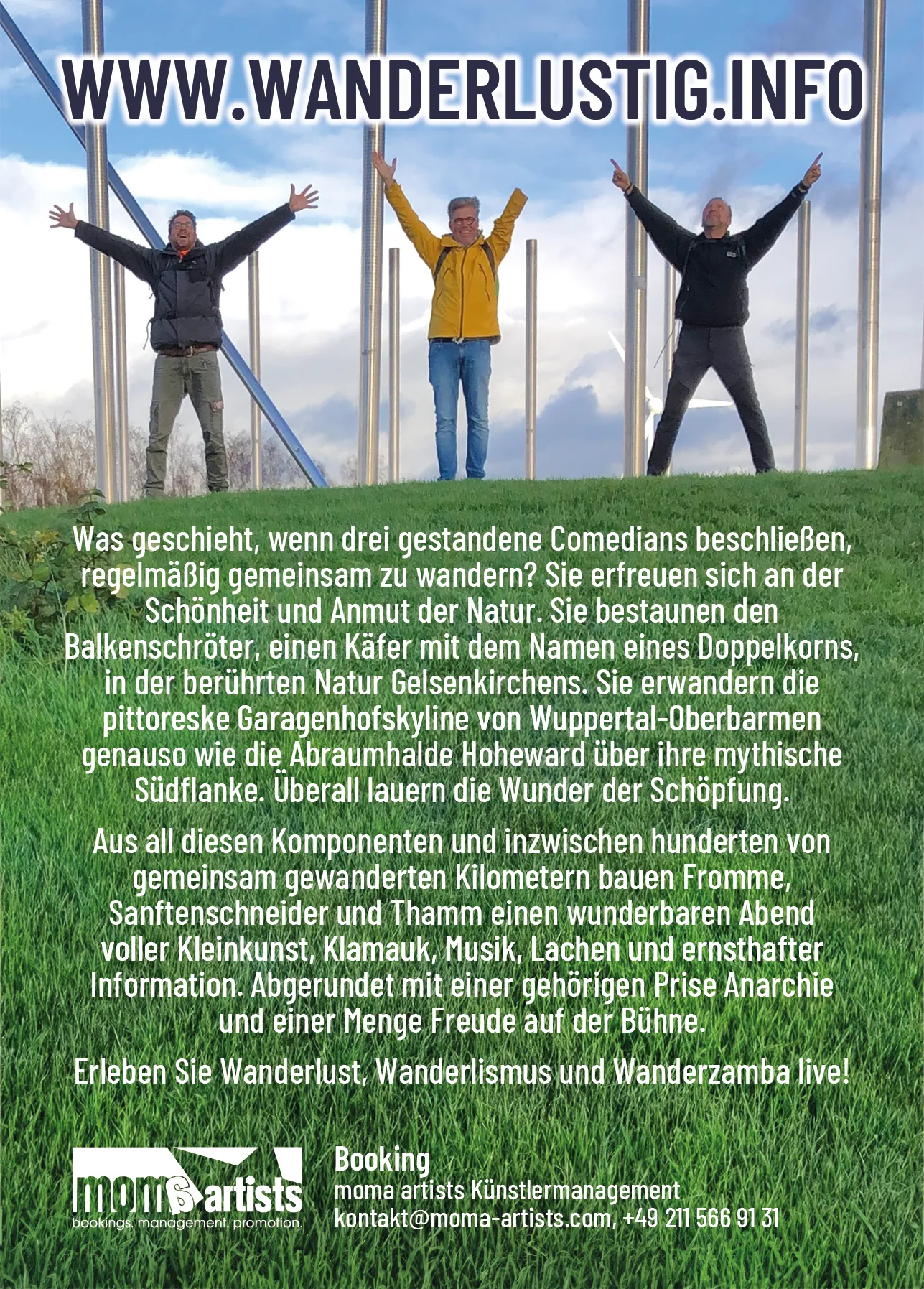 A6 Plakat Wanderlustig - Rückseite