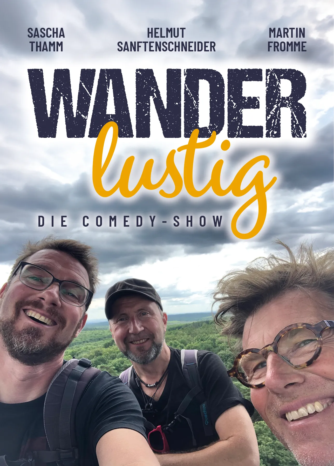 A6 Plakat Wanderlustig - Vorderseite