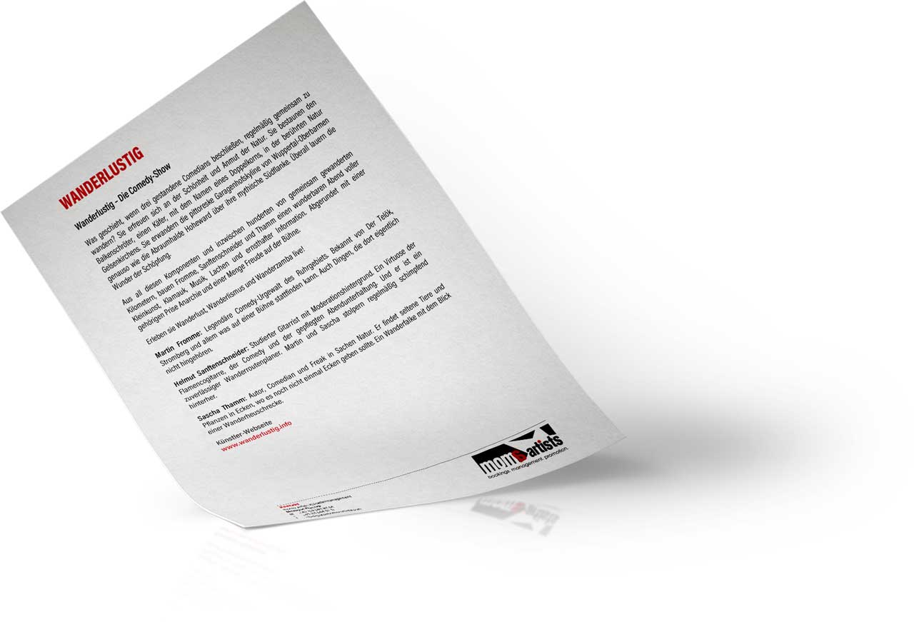 Wanderlustig Pressetext
